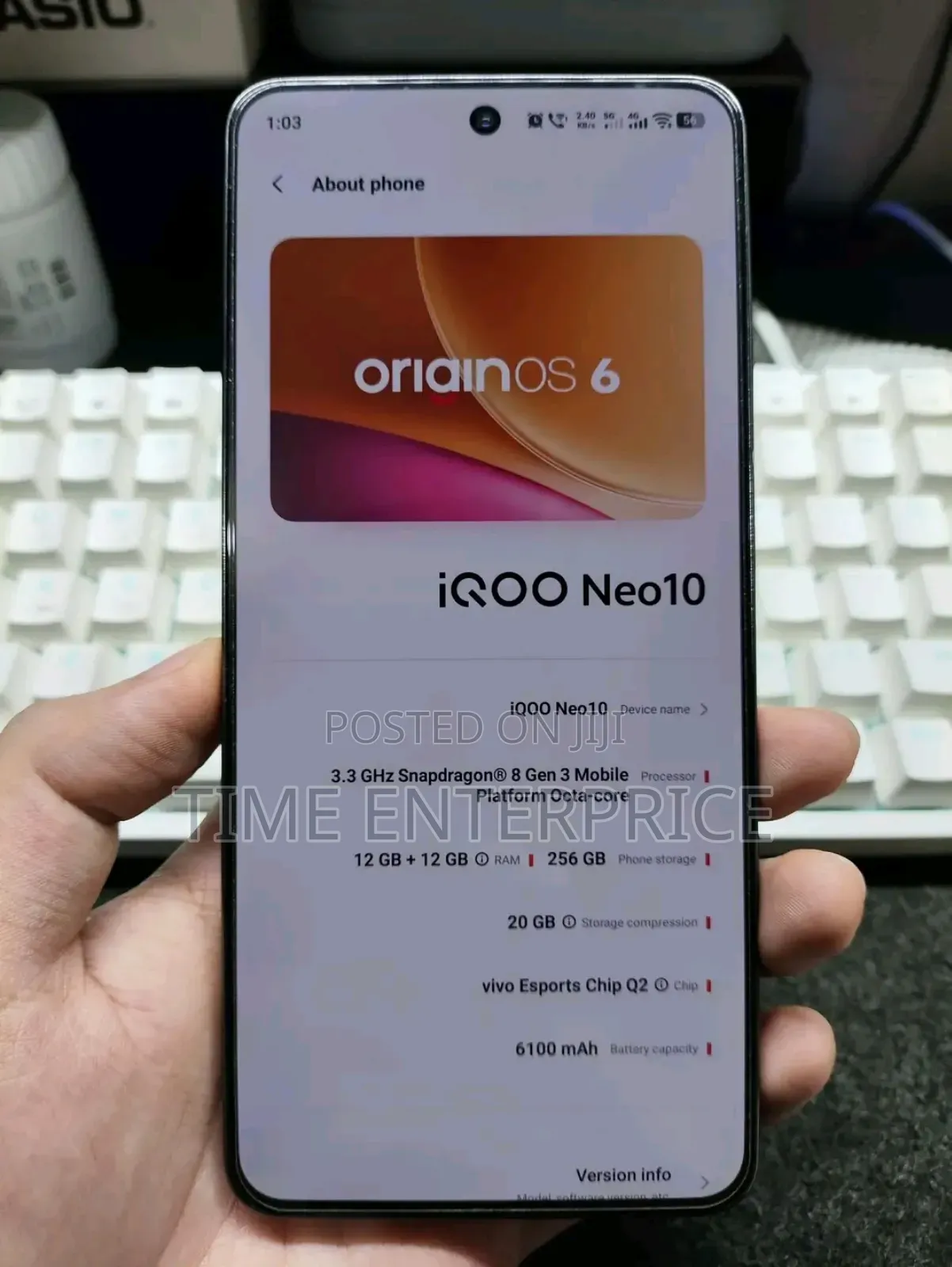 New Vivo iQOO Neo10 256 GB Black