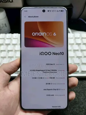 New Vivo iQOO Neo10 256 GB Black