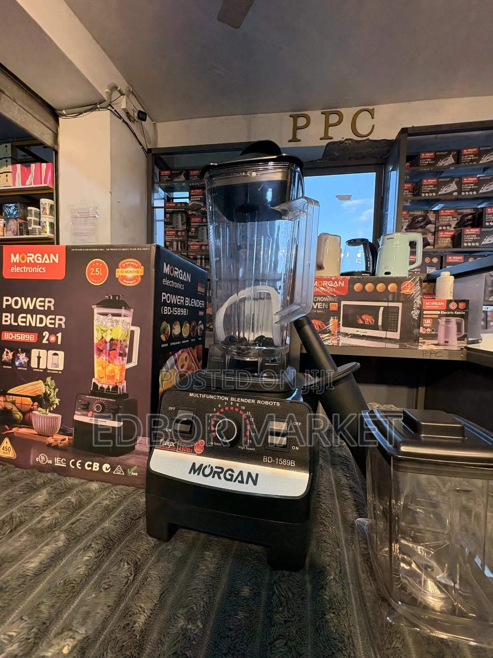 Morgan 2.5L 2-in-1 Power Blender BD-1589B