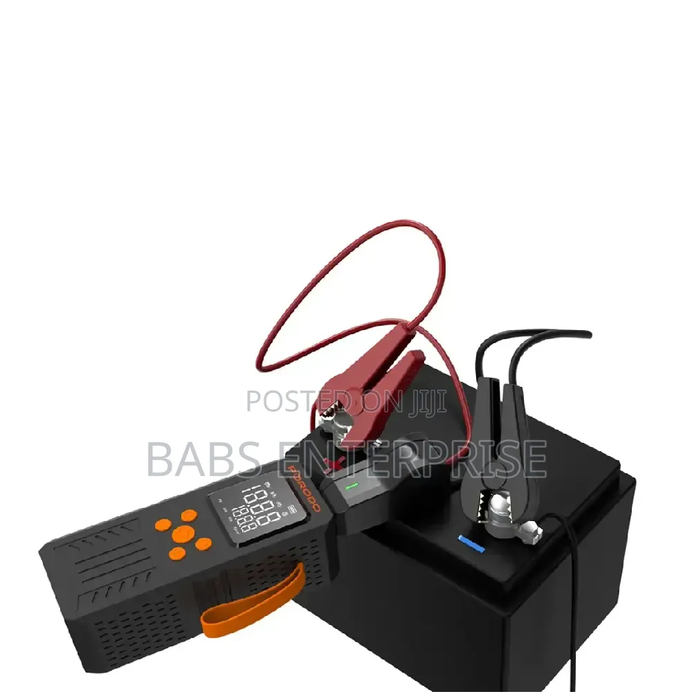 Porodo 4-in-1 Multi-Tool Inflator Jump Starter With 150PSI Auto-Stop