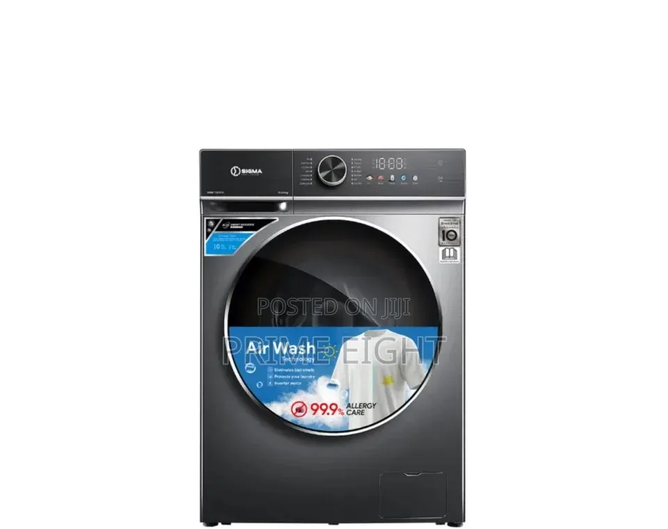 Sigma SWM-T107CFL 10.5KG Washing Machine Offers Powerful Cleaning