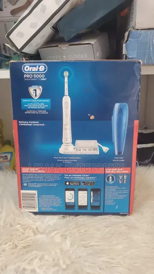 Oral-B Pro 5000 SmartSeries Rechargeable Toothbrush, Powered by Braun.