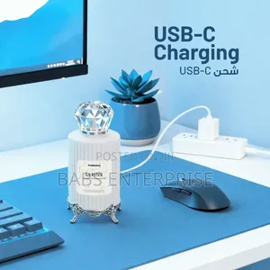 Porodo Lifestyle 120 ML Aroma Diffuser With Diamond Head – White