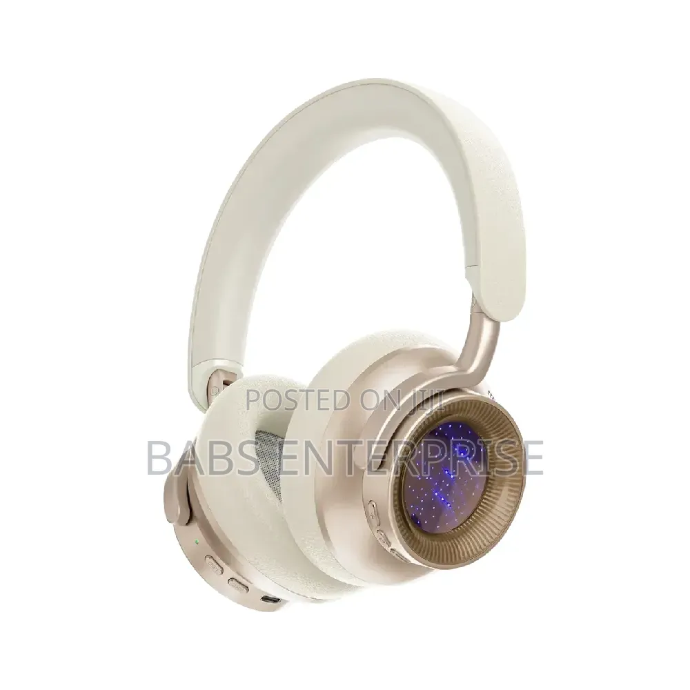 Powerology Astro 600mAh Hybrid ANC Wireless Headphone – Beige