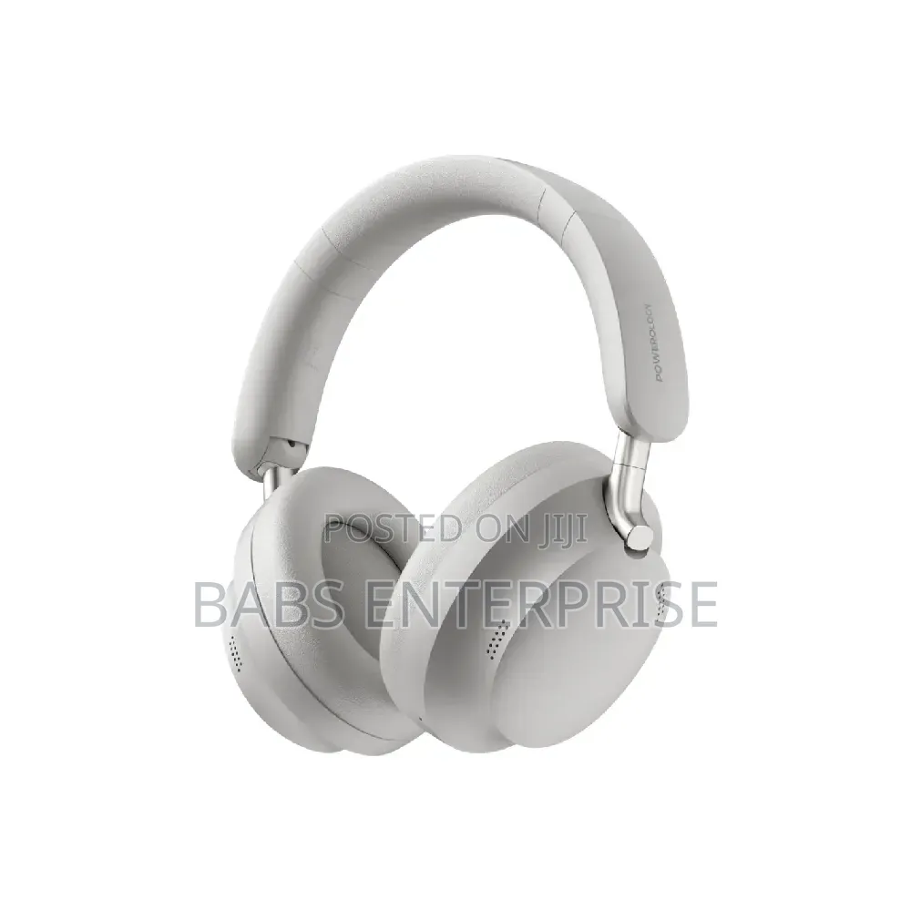 Powerology Soliv Hybrid ANC+ENC With Spatial Audio – Light Grey