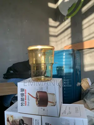 450 Ml Slub Glass Bottle/Cup