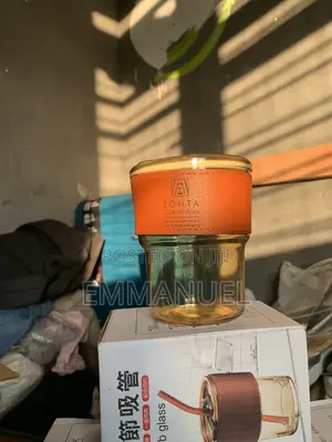 450 Ml Slub Glass Bottle/Cup