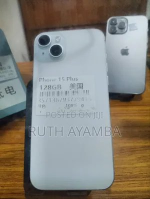 New Apple iPhone 15 Plus 128 GB Silver