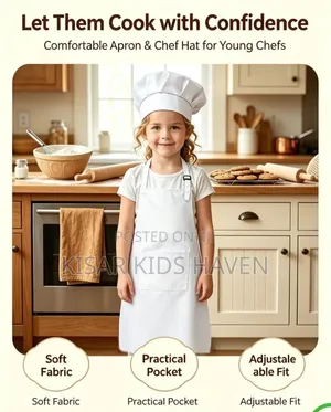 Little Chef in Cute Apron 4 to 7 Years