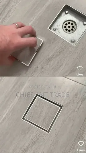 Floor Drains 10cm Silver 555