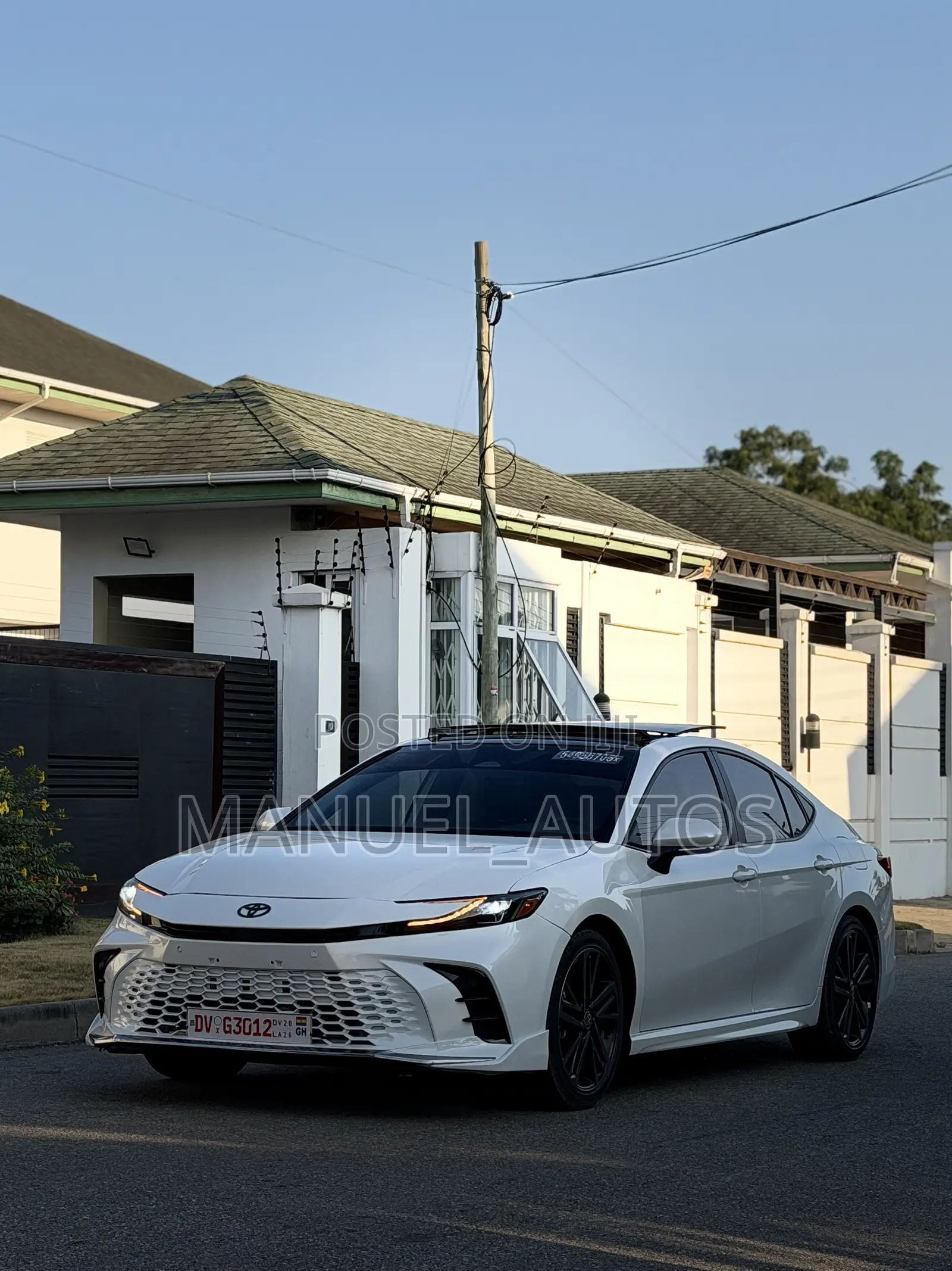 Toyota Camry XSE 2025 White