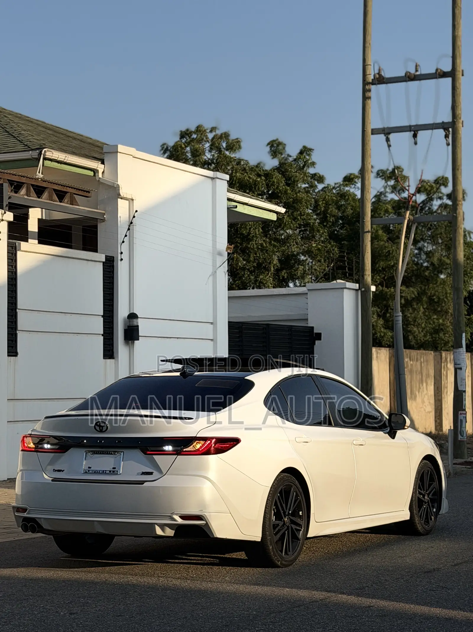 Toyota Camry XSE 2025 White