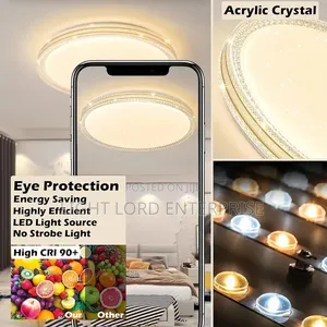Cute Eliminating Led 3color Ceiling Light