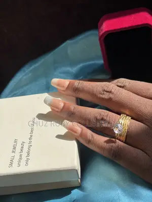 Women's Sleek Two Piece Wedding Ring (Includes Free Ring Box)