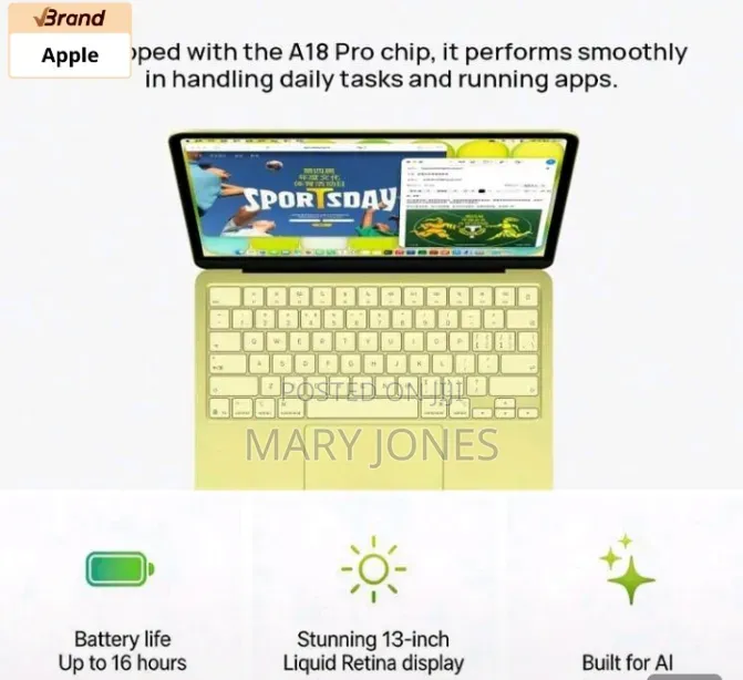 New Laptop Apple MacBook Neo 2026 256GB Intel Core i5 HDD+SSD 512GB