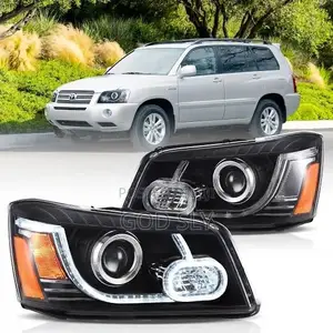 01-07 Toyota Highlander Headlights Replacement With LED Projector