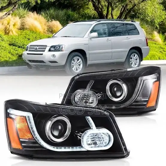 01-07 Toyota Highlander Headlights Replacement With LED Projector