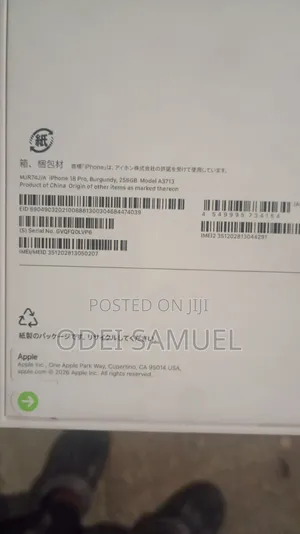 New Apple iPhone 18 Pro 256 GB
