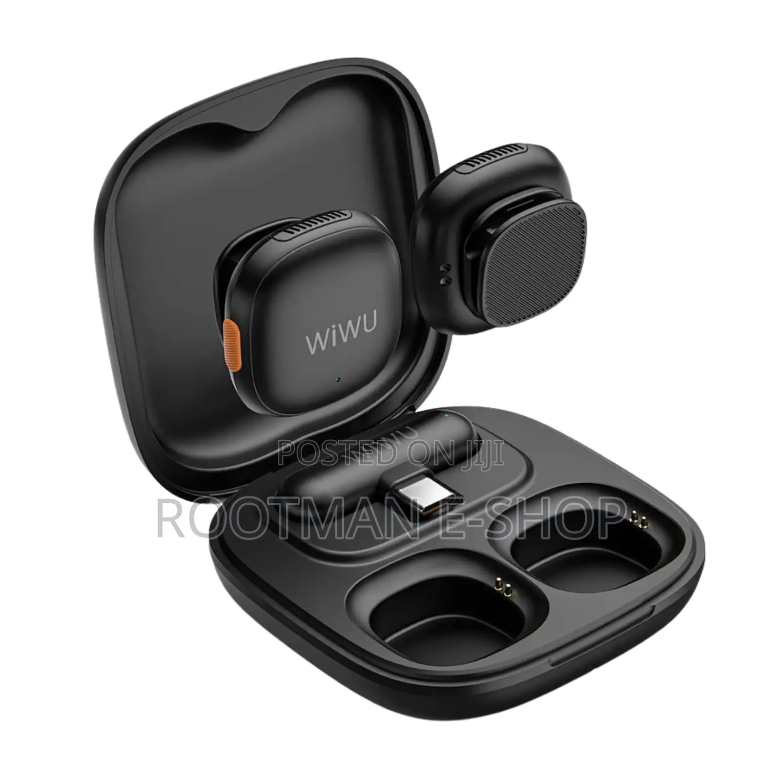 WiWU Wi-Wm006 AI Duo Wireless Microphone Type-C - Black