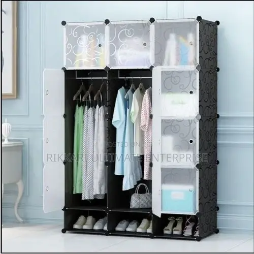 12 Cubes Plastic Wardrobe