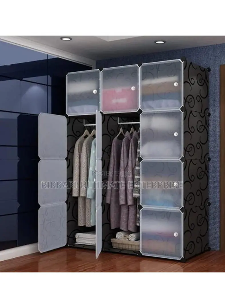 12 Cubes Plastic Wardrobe