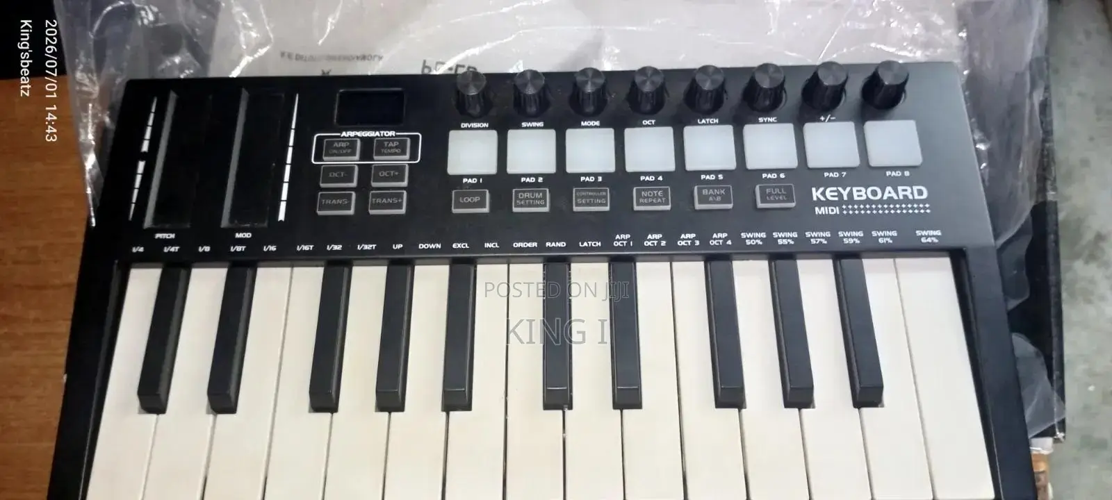 25 Keys Midi Controller