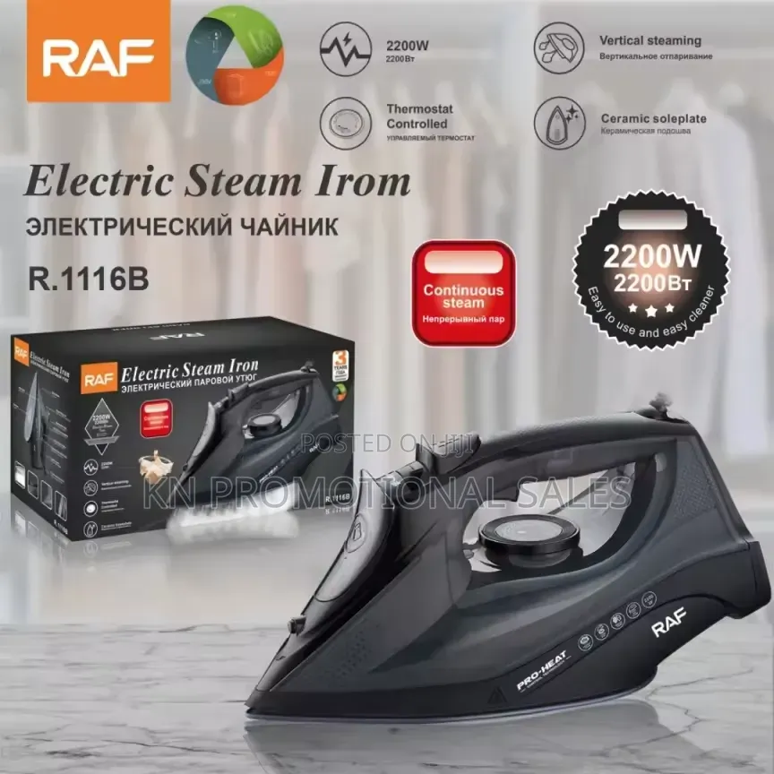 Electric Steam Iron - Raf