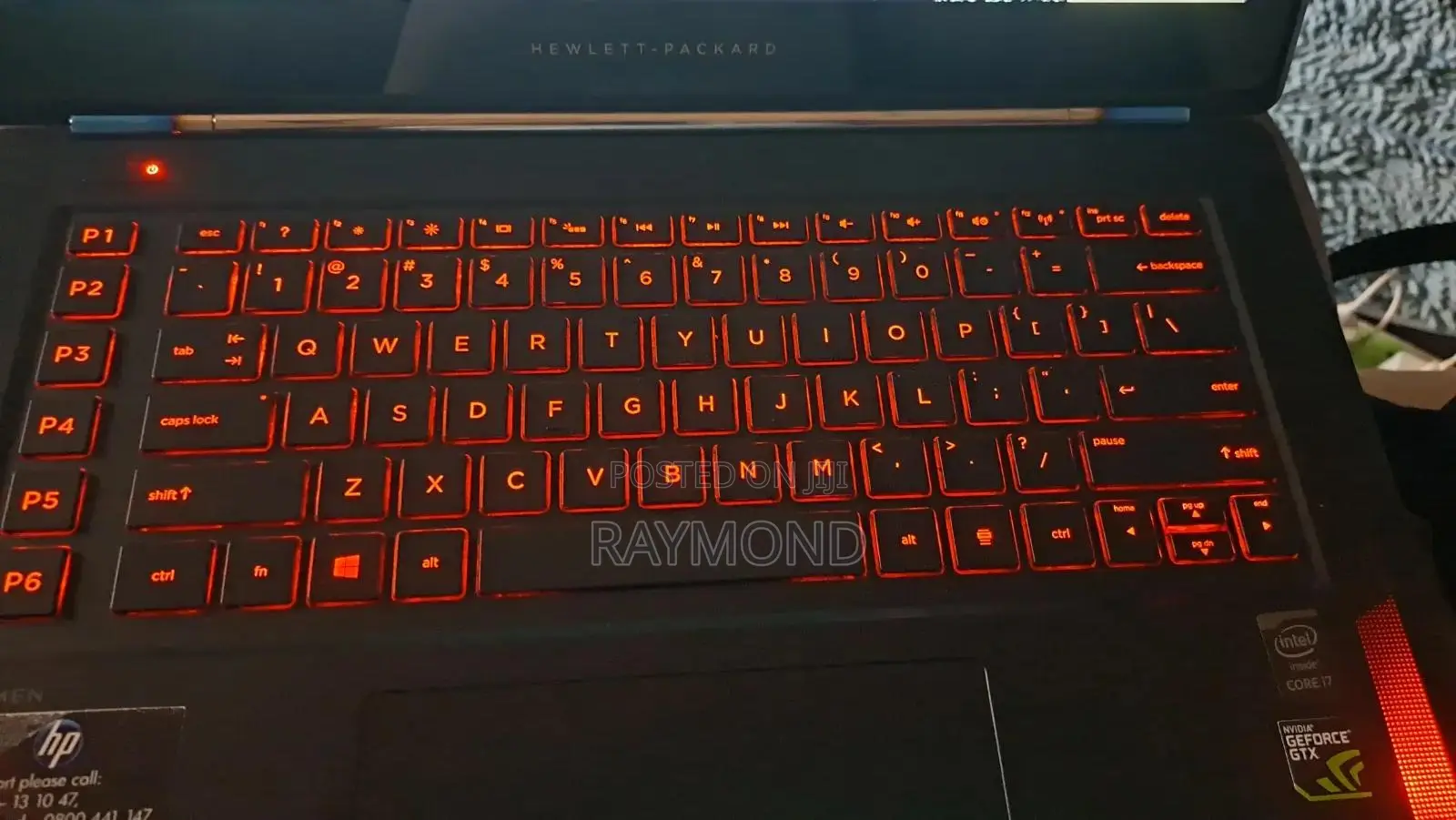 Laptop HP Omen 15 8GB Intel Core i7 SSD 256GB