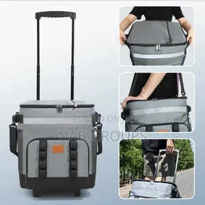 Insulated Rolling Cooler Bag-Wheeled Soft Cooler Ice Chest Bag