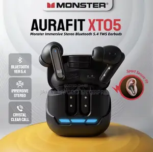 Monster XT05 Earphone Custom EQ Hifi Stereo Sound Earbuds With APP