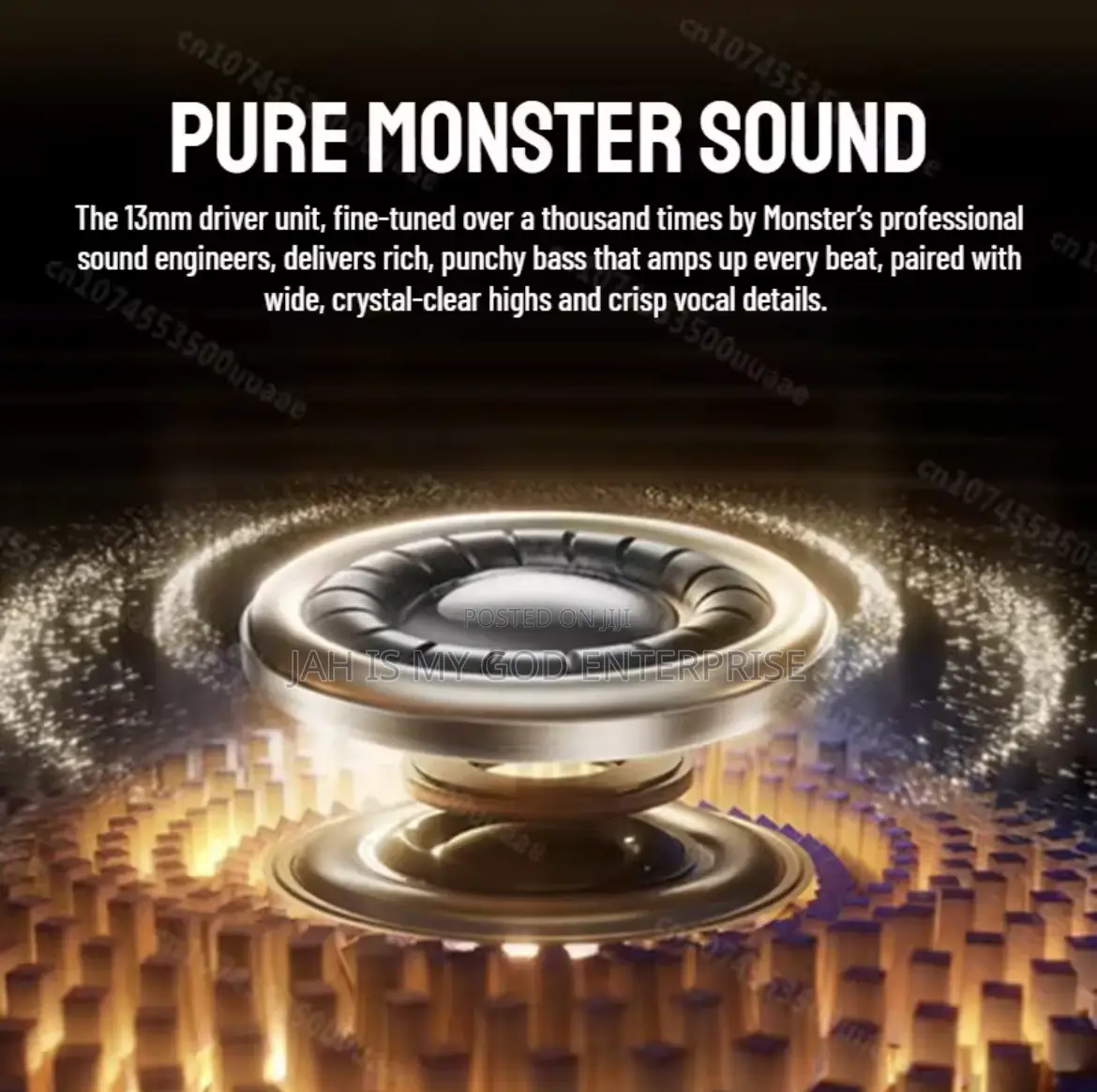 Monster XT05 Earphone Custom EQ Hifi Stereo Sound Earbuds With APP