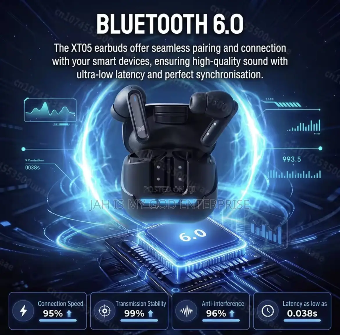 Monster XT05 Earphone Custom EQ Hifi Stereo Sound Earbuds With APP
