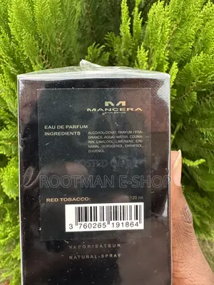 Mancera Red Tobacco Eau De Parfum 120ml Bottle