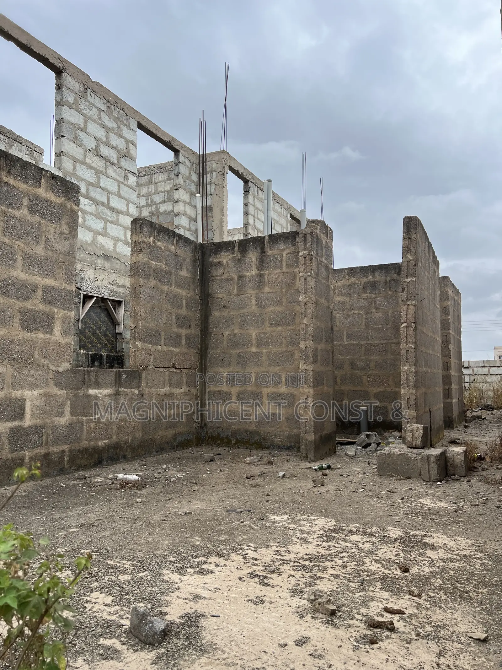 Half Plot With Uncompleted Storey Building for Sale at Lakeside Estate
