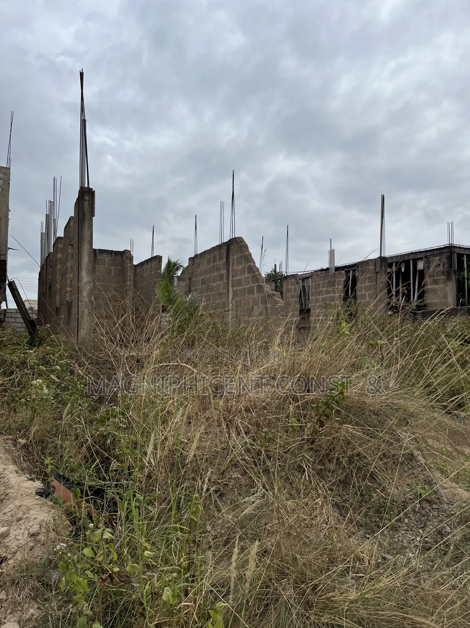 Half Plot With Uncompleted Storey Building for Sale at Lakeside Estate