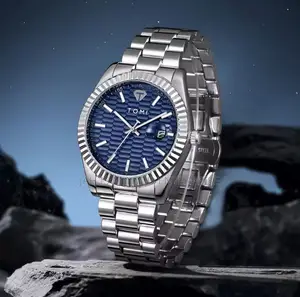 Tomi T304 Luxury Business Stainless Steel Strap Casual Quartz Watch