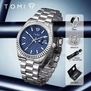 Tomi T304 Luxury Business Stainless Steel Strap Casual Quartz Watch