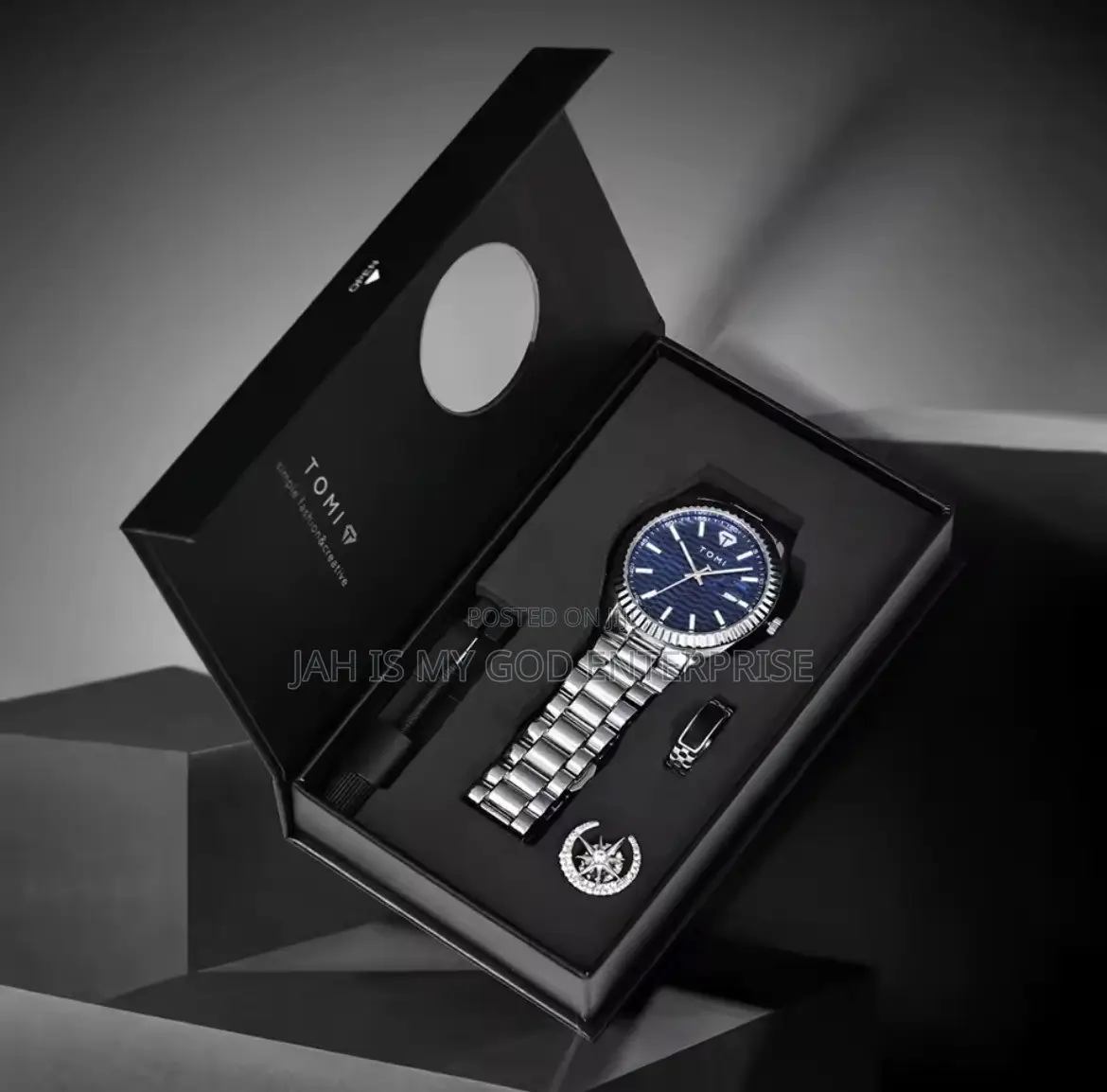 Tomi T304 Luxury Business Stainless Steel Strap Casual Quartz Watch