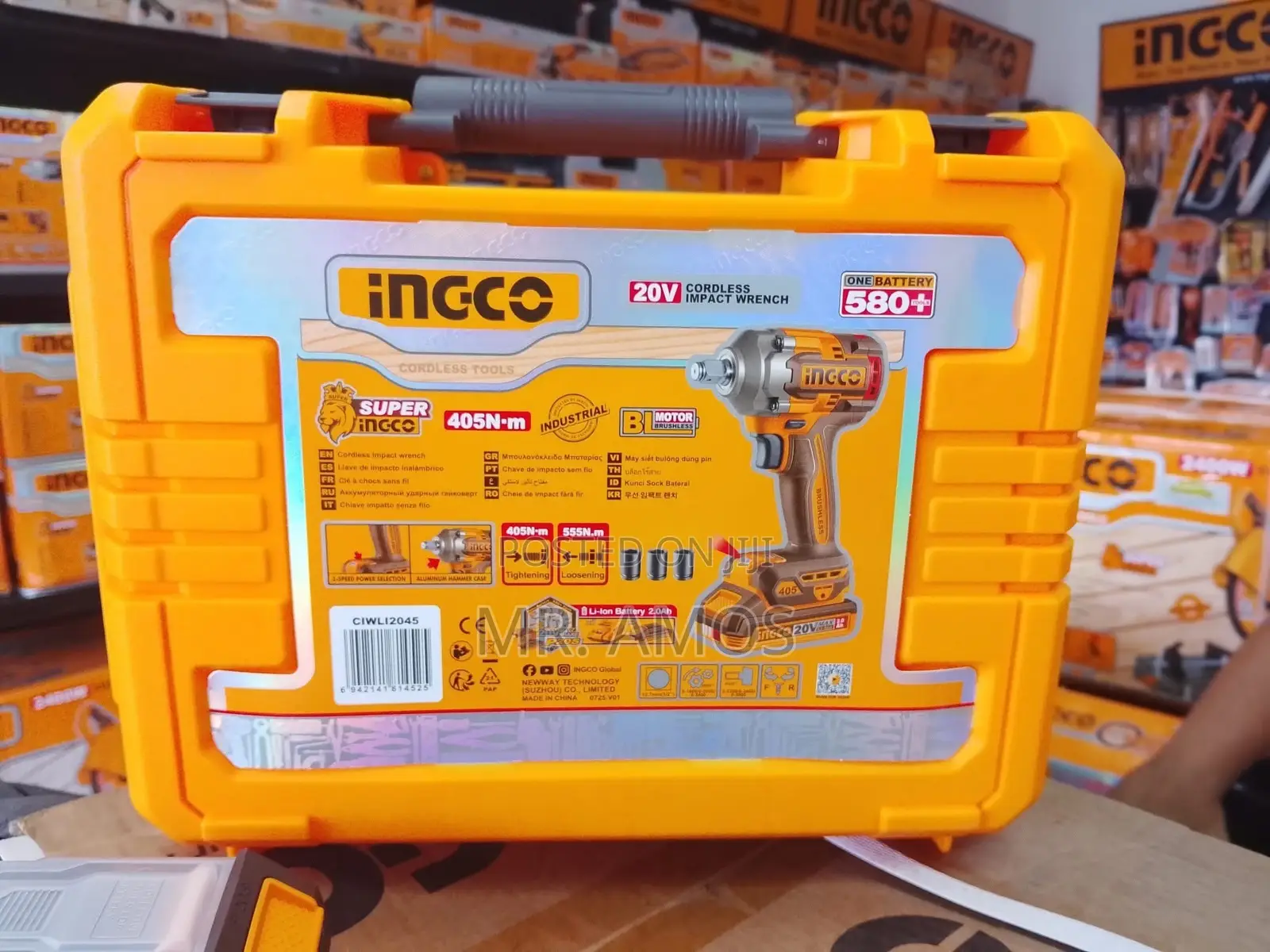 20V Cordless Impact Wrench With 1/2 Square Drive - CIWLI2045
