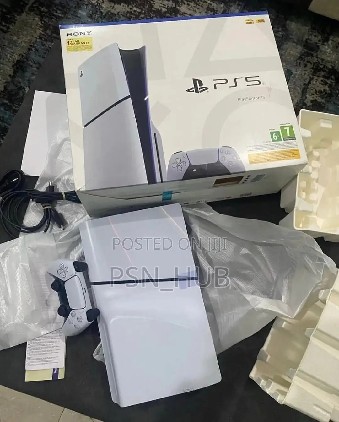 PS5 Slim New Disc Edition With 4 Games