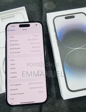 New Apple iPhone 14 Pro 128 GB White