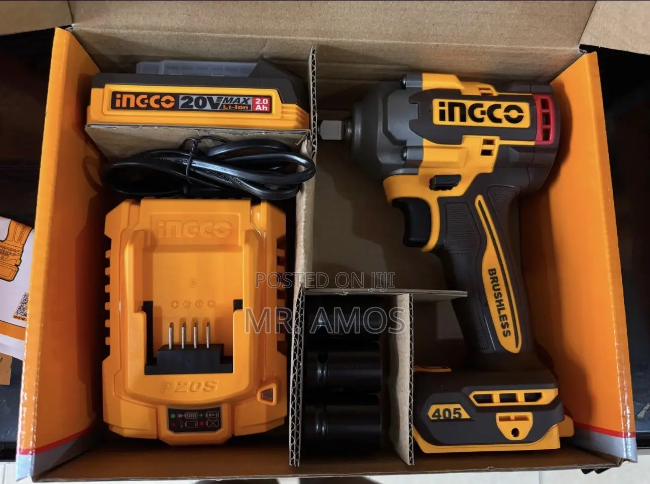 405N.m Cordless Impact Wrench - CIWLI20455