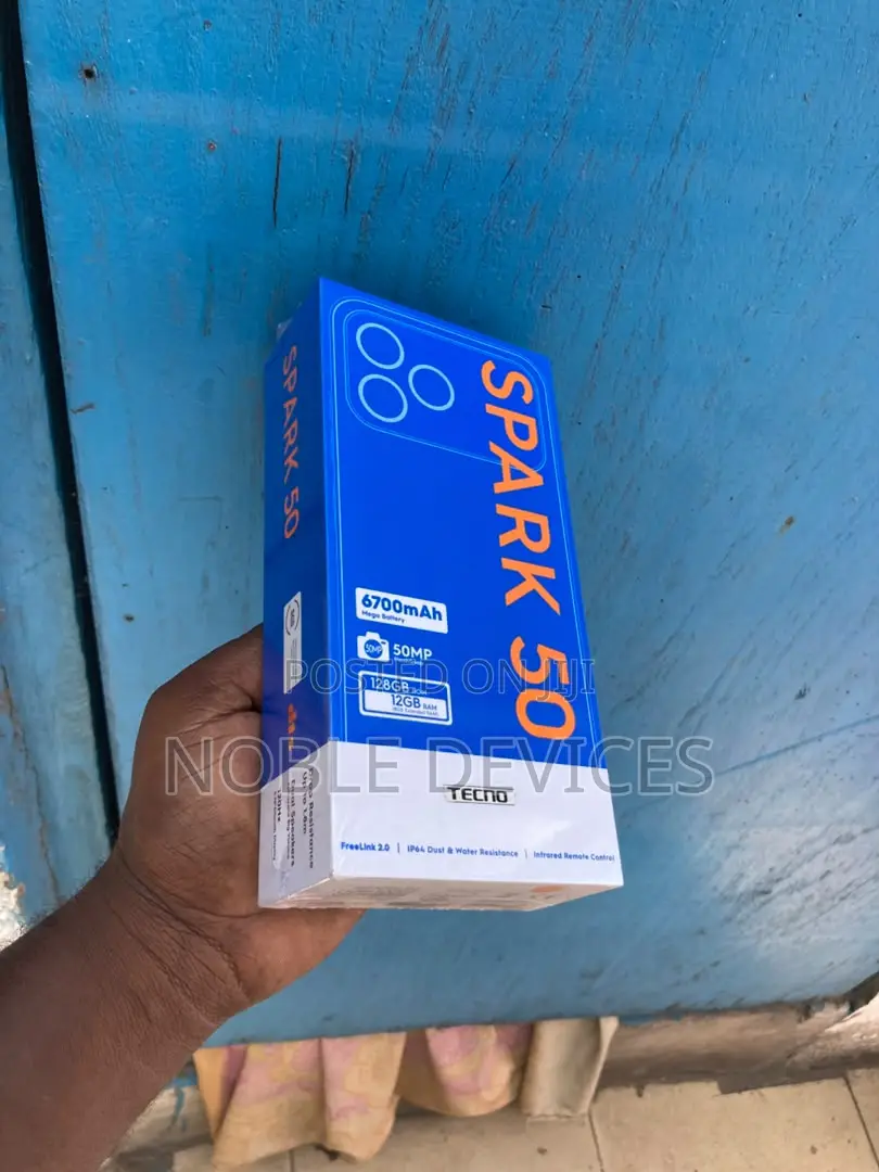 New Tecno Spark 50 128 GB Black