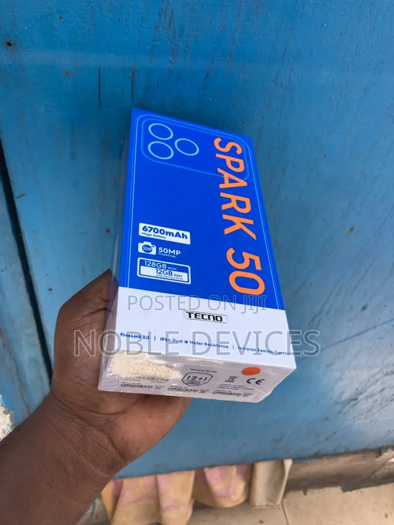 New Tecno Spark 50 128 GB Black