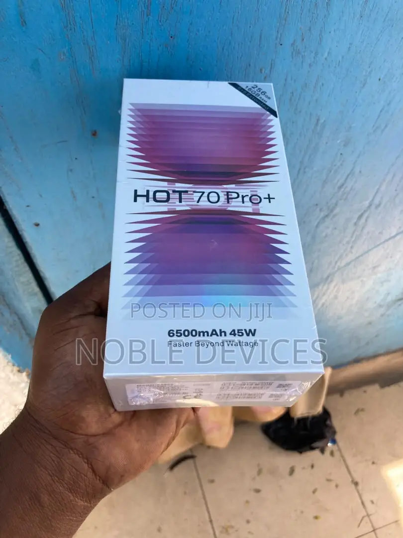 New Infinix Hot 70 Pro 5G+ 256 GB Black
