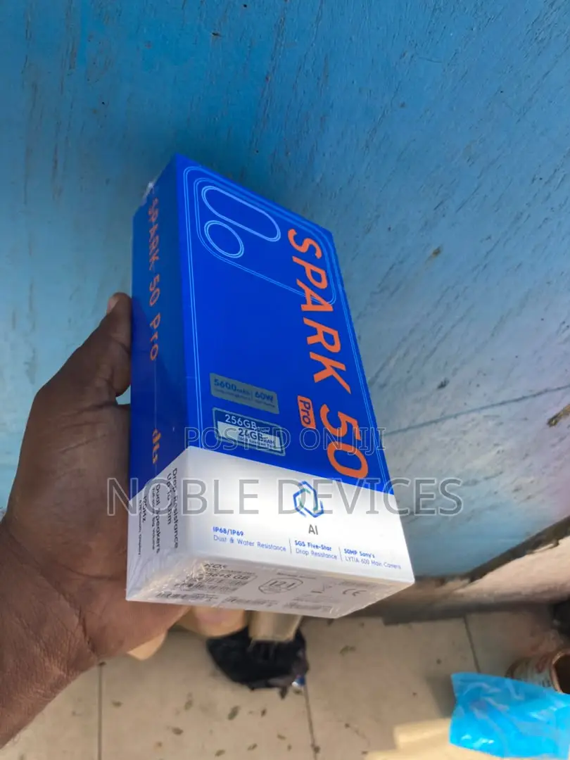 New Tecno Spark 50 Pro 256 GB Black