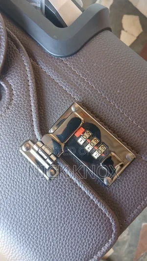 Brown Leather Suitcase