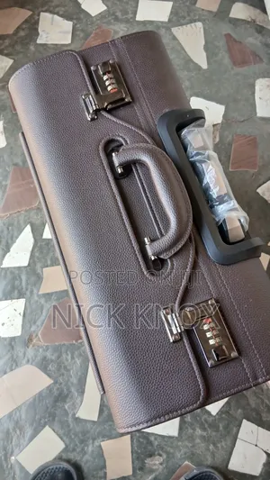 Brown Leather Suitcase