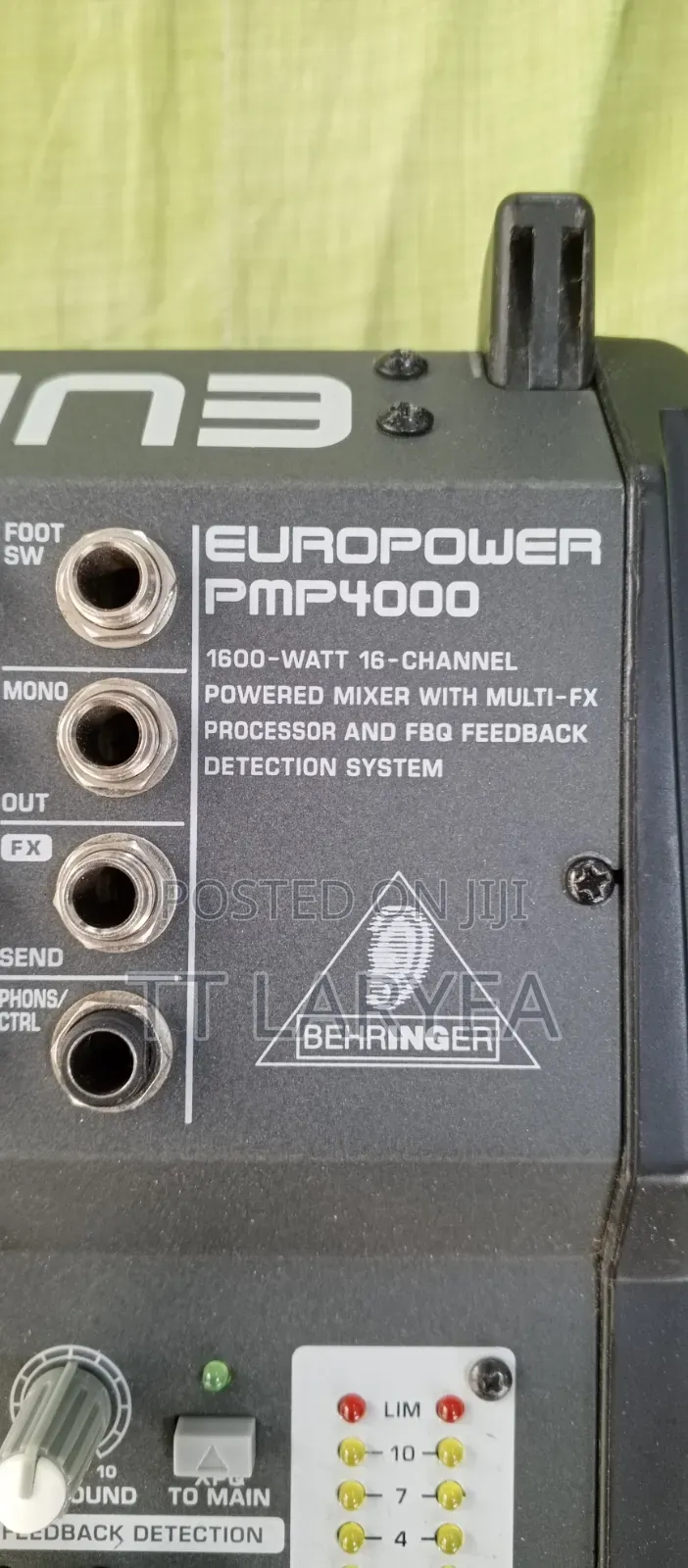 Behringer PMP4000 1600watts Mixer Amplifier