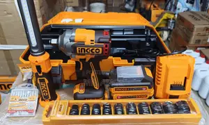 405Nm Cordless Impact Wrench 20V With a 10PCs Socket Set - COSLI23056